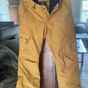 Men quicksilver snowboard pant XS